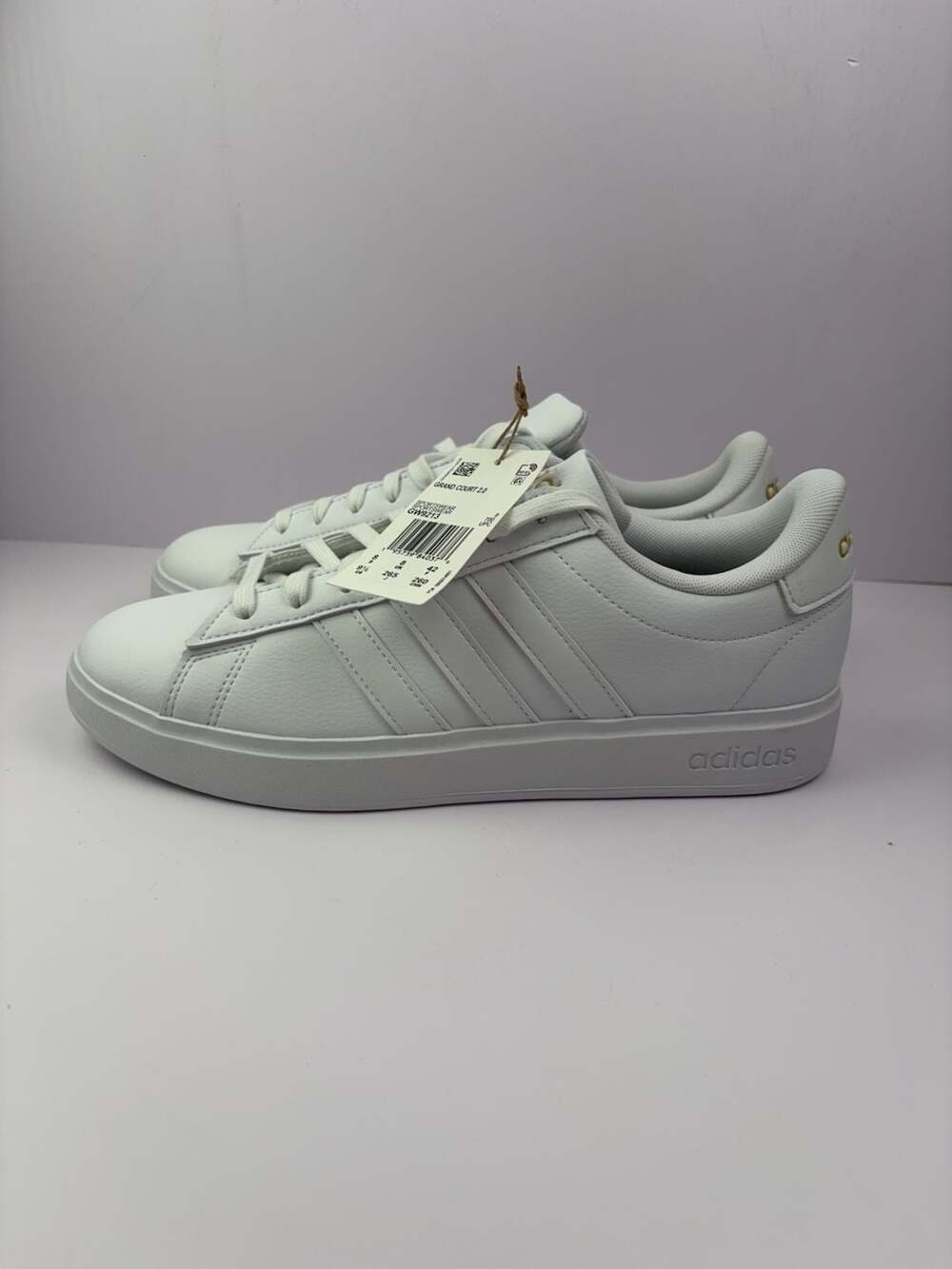 Adidas Grand Court 2.0 White Sneakers Size 9.5